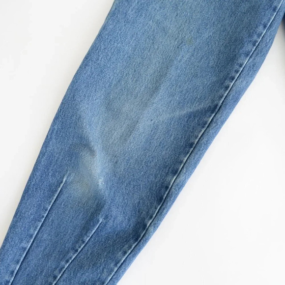 Vintage Calvin Klein Blue Denim Tapered Jeans Denim - Picture 7 of 16